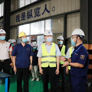 南寧市委常委、常務(wù)副市長(zhǎng)陳竑率隊(duì)到我司考察指導(dǎo)