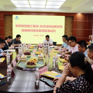 眾志成城 同創(chuàng)共贏——建工集團、縱覽線纜戰(zhàn)略采購經(jīng)銷商對接交流會 ... ... ...
